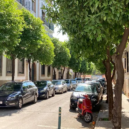 Acogedor En Semisótano Con Patio Y Cerca De La Plaza De España